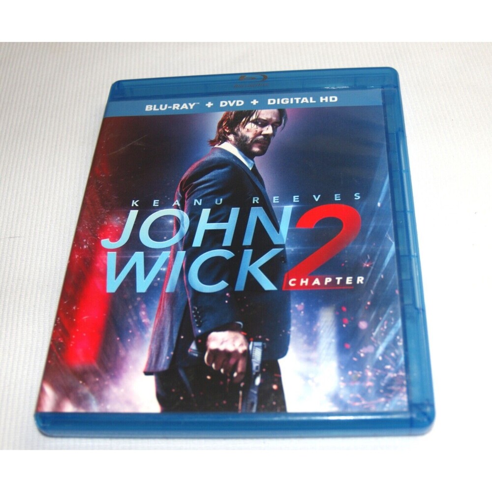 John Wick: Chapter 2 Blu Ray & DVD ACTION Movie Rated R